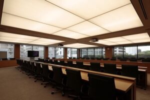某銀行新本社新築工事　会議室・役員室・食事室等